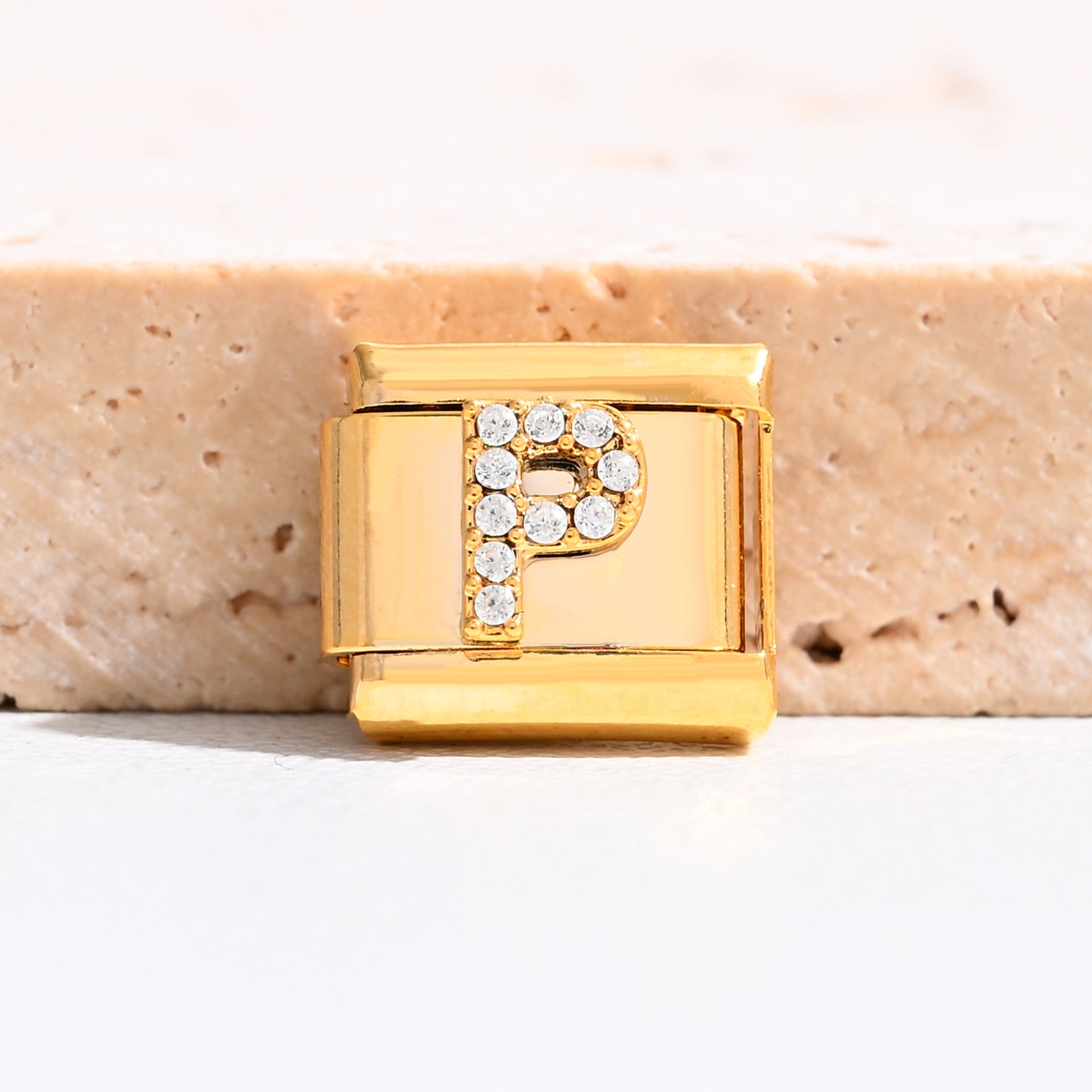 Wholesale 9mm Italian Charm Starter Bracelets DIY Letter Stainless Steel Composable Bracelet