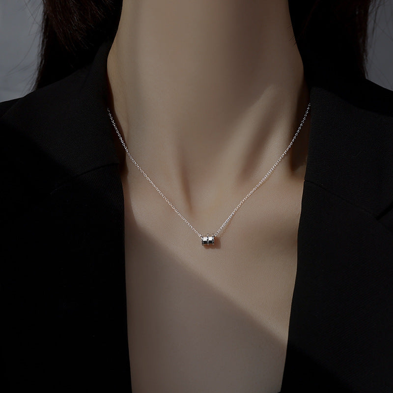 Wholesale Light Luxury Fade Resistant Titanium Steel Clavicle Necklace