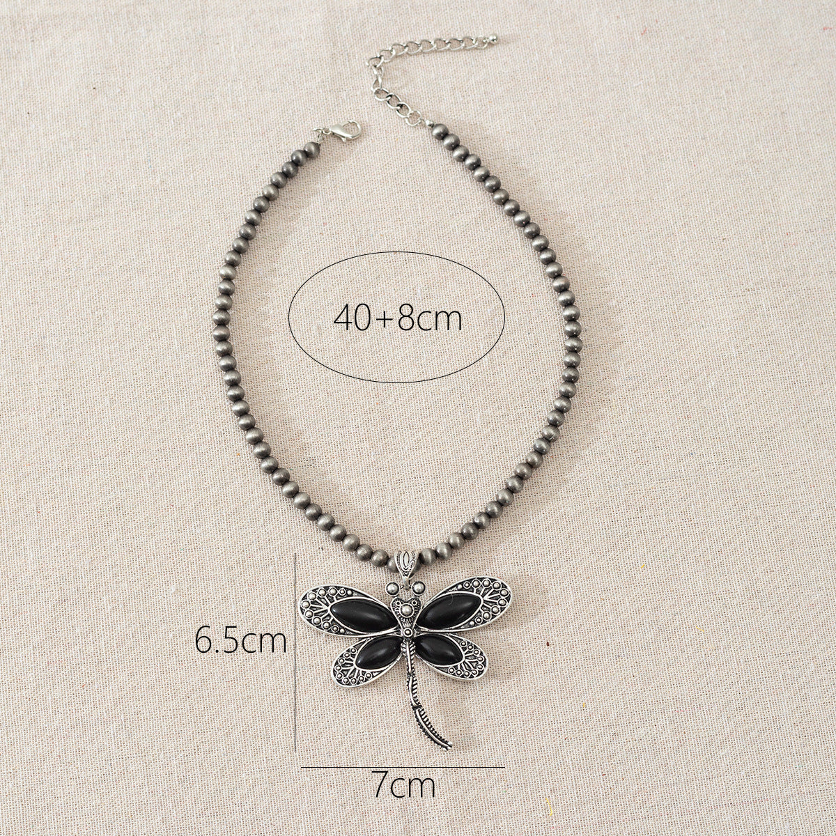 Wholesale Vintage Turquoise Animal Dragonfly Necklace Bead Chain