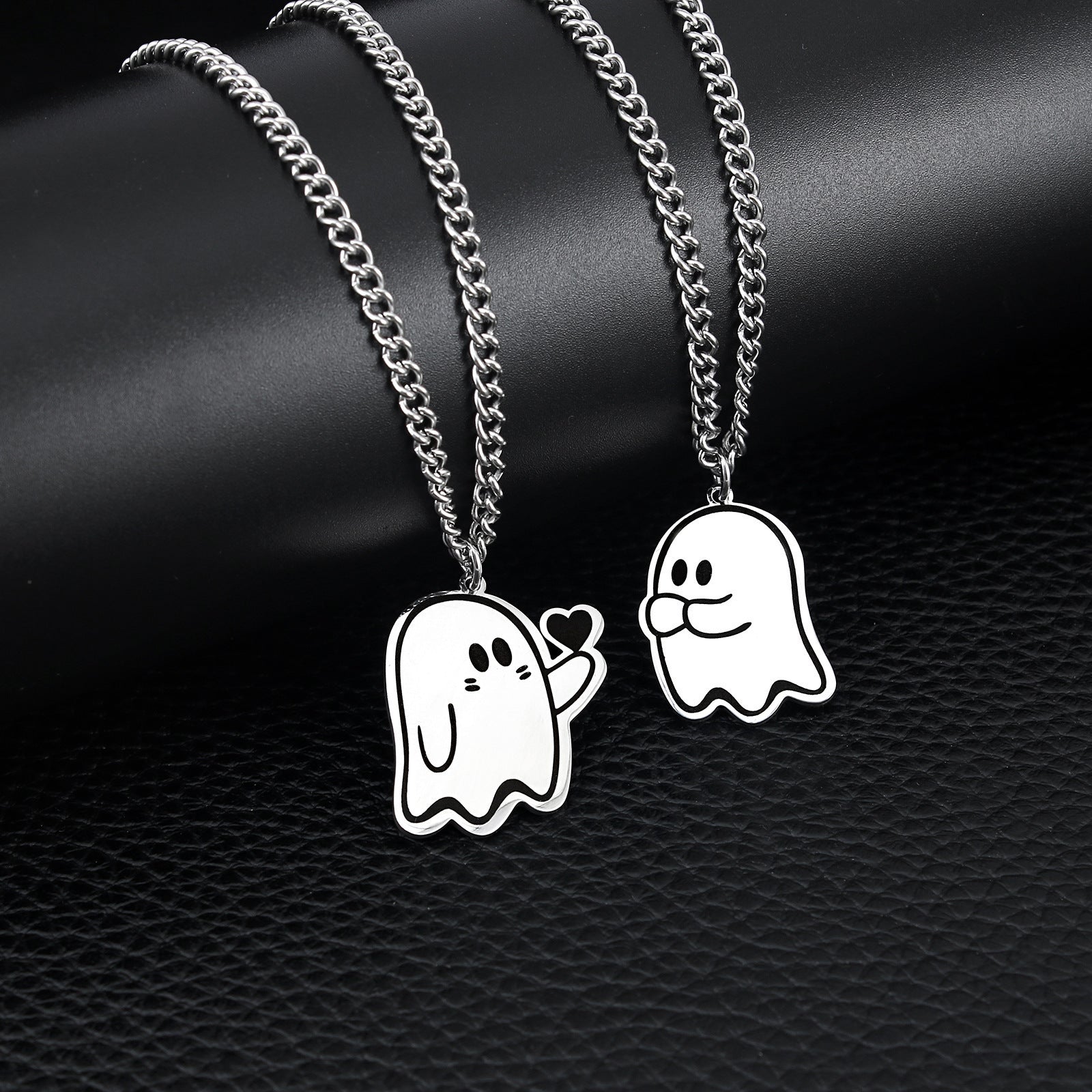 Wholesale  Ghost Couple Necklace