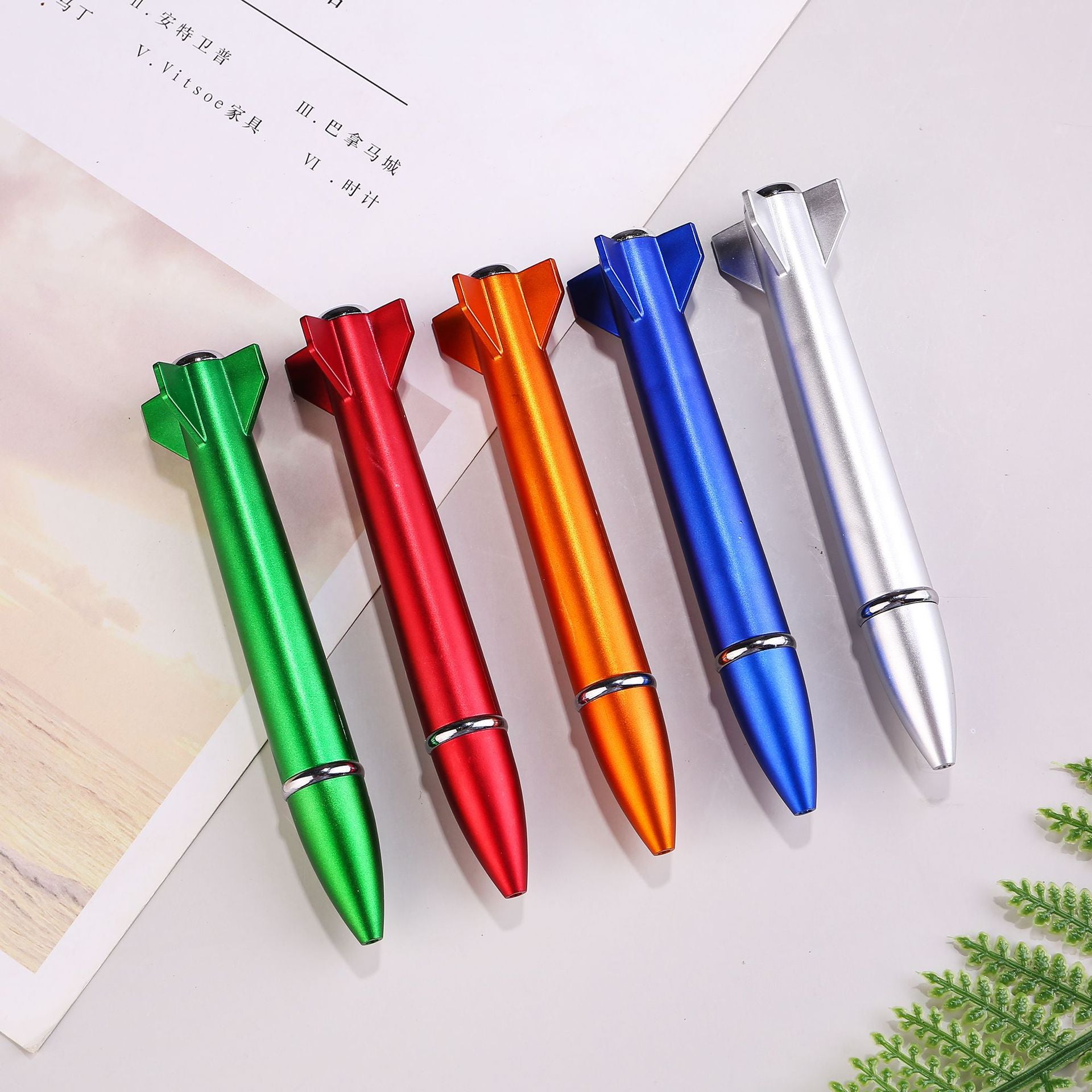 Wholesale Aircraft rocket missile modeling ballpoint pen