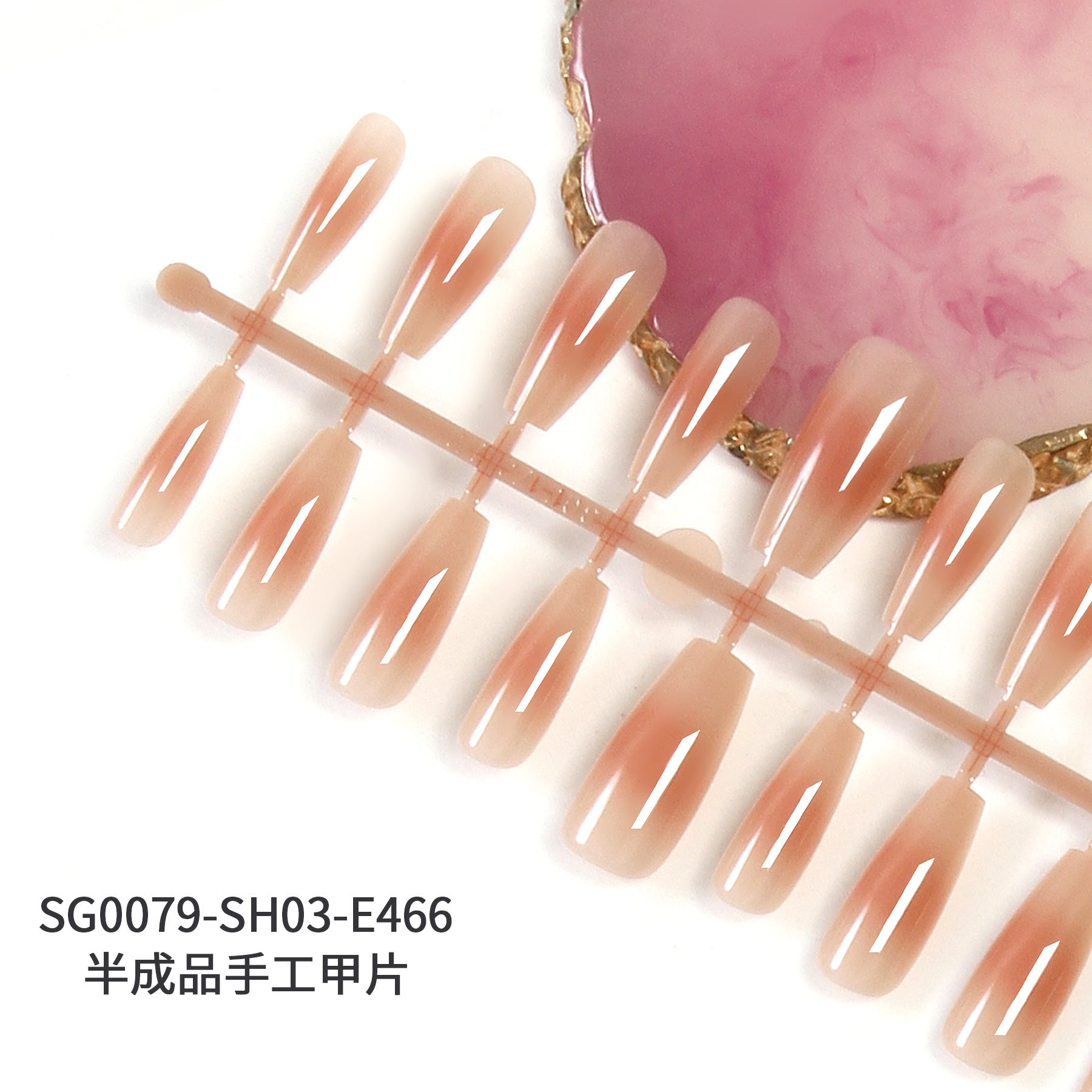 Wholesale of 5PCS Handmade Press on Nails Kits Prefabricated Nail Plates Semi-finished DIY Handmade Nail Plates ACC-NS-XKQ005