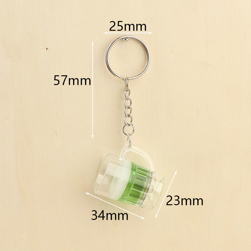 Wholesale  Beer Keychain Stereo Draft Beer Keychains