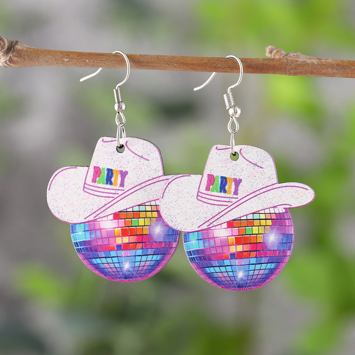 Wholesale  Denim Hat Boots Pendant Earrings