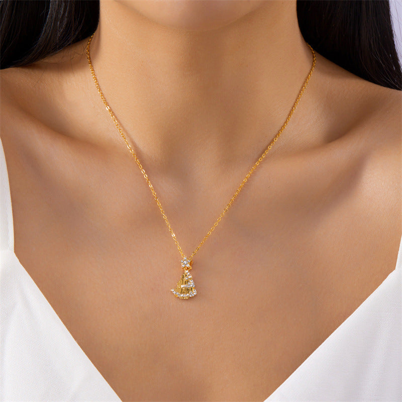 Wholesale Christmas pink necklace