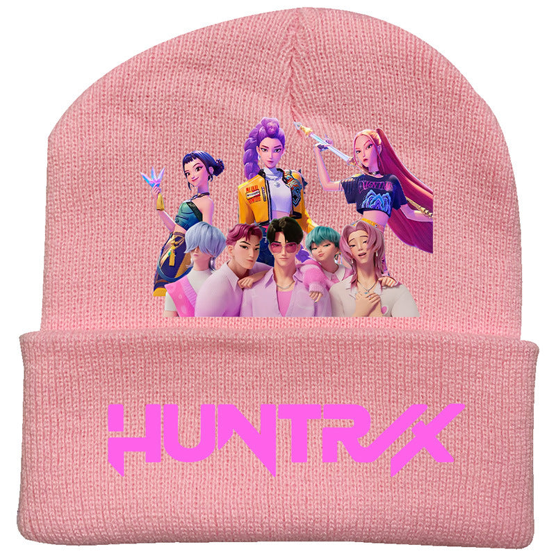 Wholesale kpop anime cartoon knitted hat Beanie
