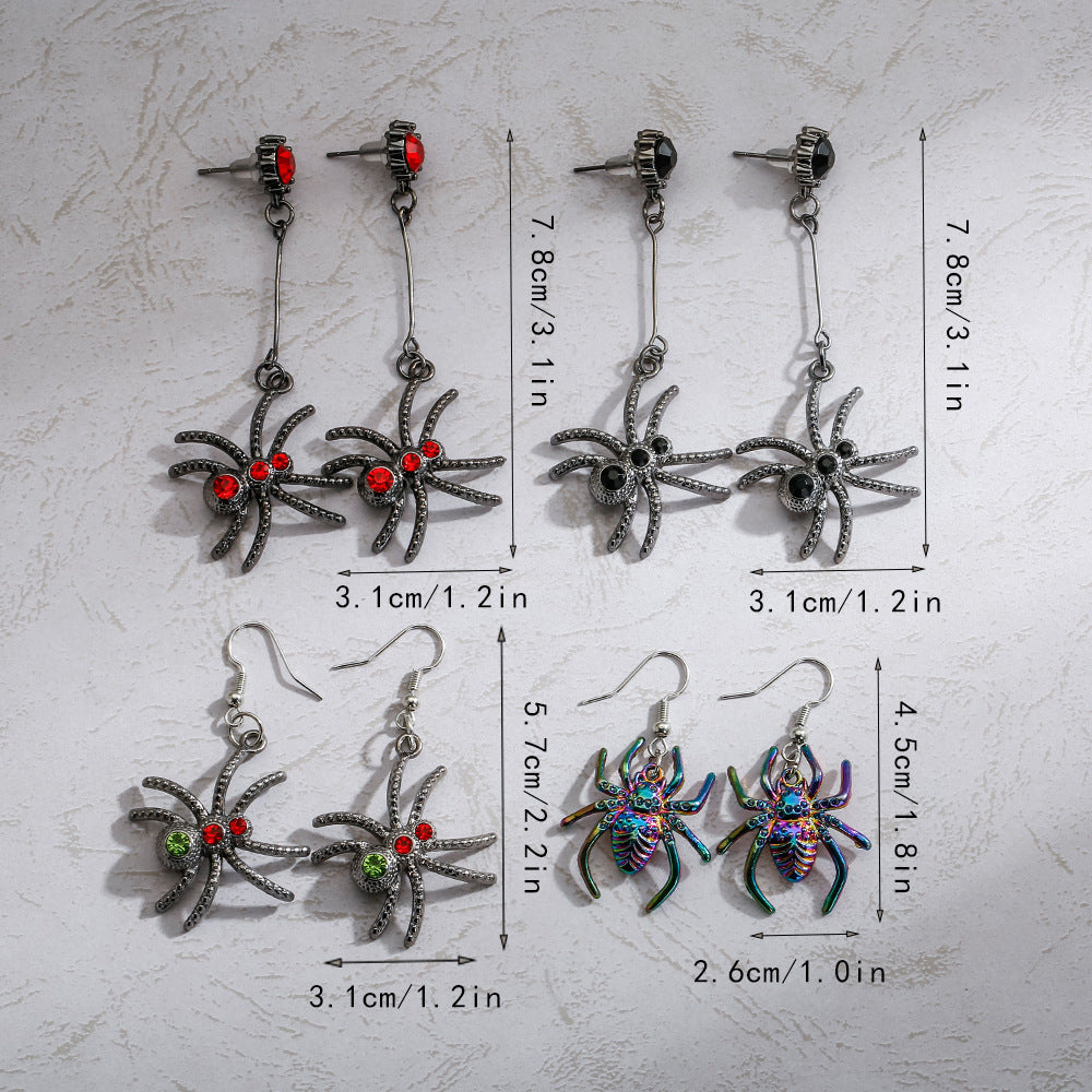 Wholesale Personality Creative Women's Gothic Style Alloy Earrings
