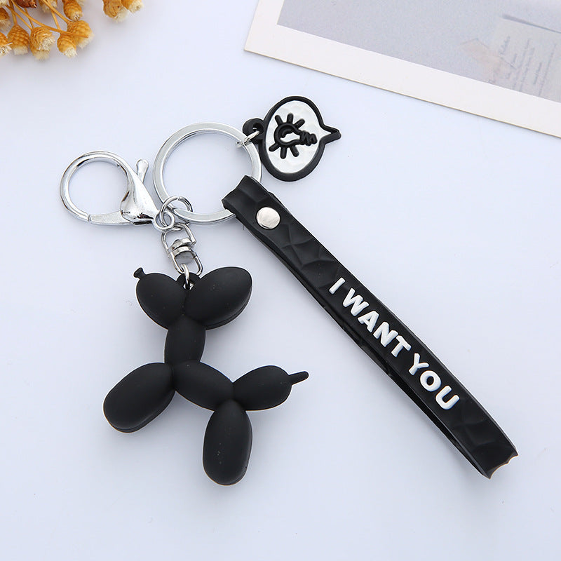 Wholesale Cartoon cute balloon dog keychain