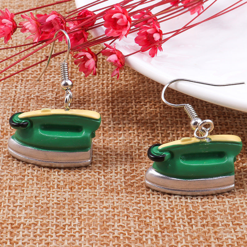 Wholesale Telephone Television Iron Radio Vintage Earrings ACC-ES-YueSen008