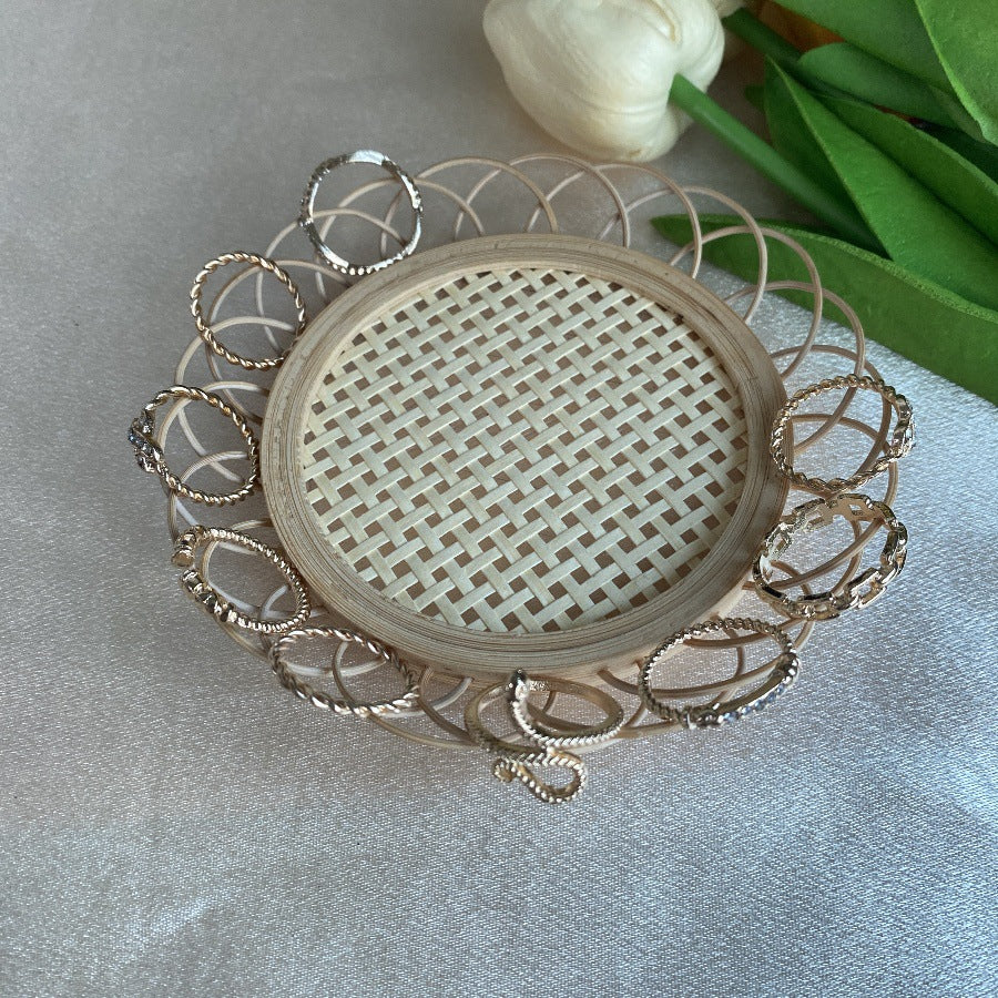 Wholesale  Snake-shaped Hollow Diamond Ring