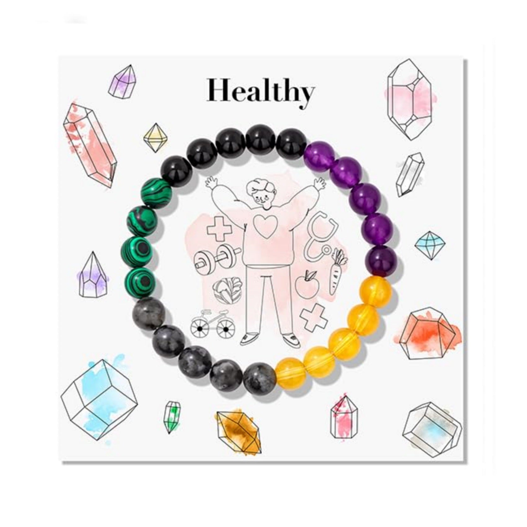 Wholesale Natural stone beaded bracelet