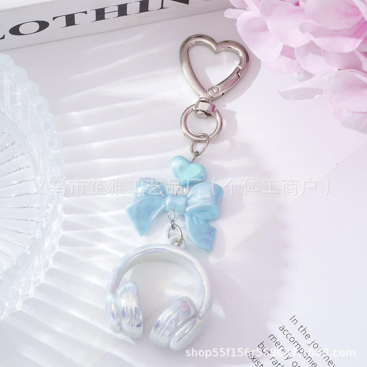 Wholesale  creative fresh 3D backpack keychain