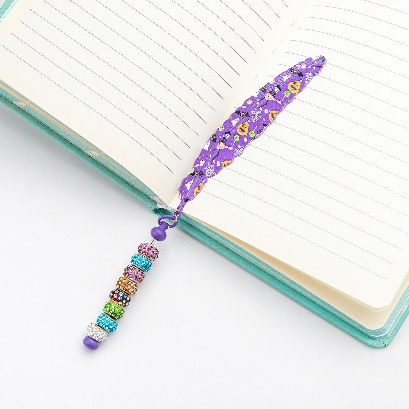 Wholesale Beadable Christmas Halloween Feather DIY Beaded Bookmarks ACC-BM-HuaH003