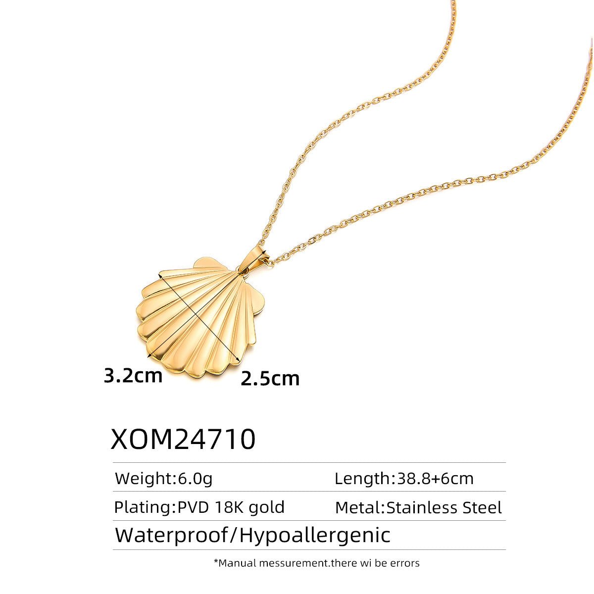 Wholesale Titanium steel non-fading high-end clavicle chain