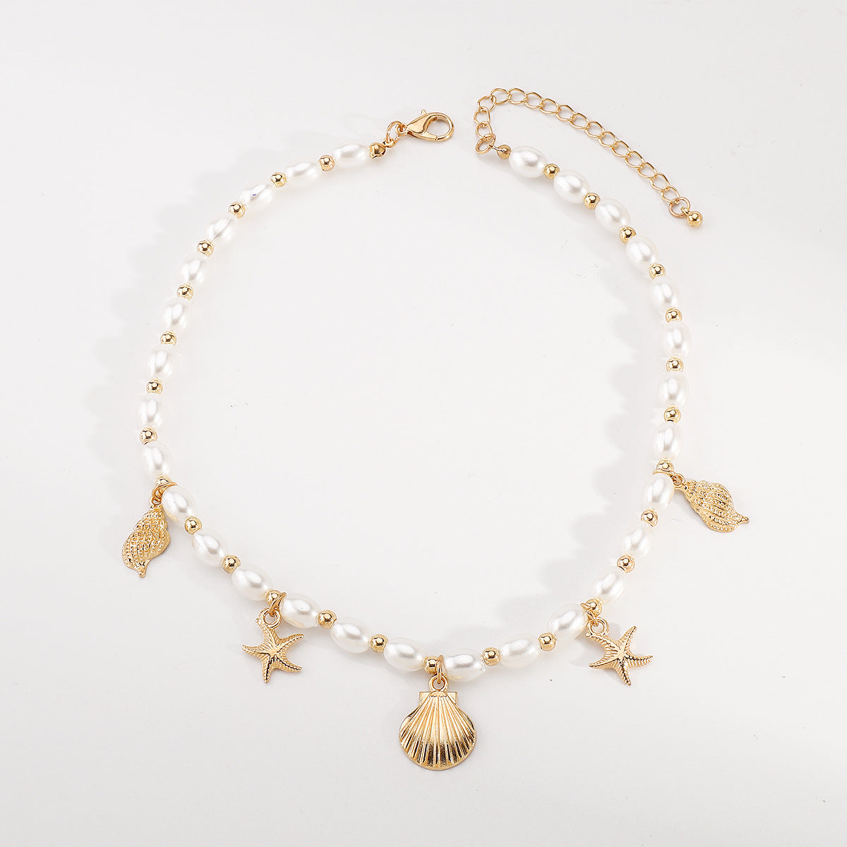 Wholesale  Bohemian Ocean Style Shell Starfish Necklace