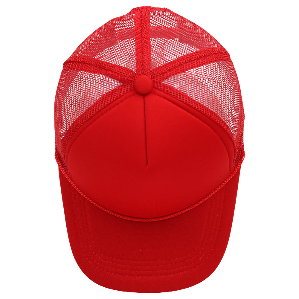 Wholesale DIY Blank Solid Color String Trucker Hat Printed Embroidery Baseball Cap ACC-HT-HaiPu005