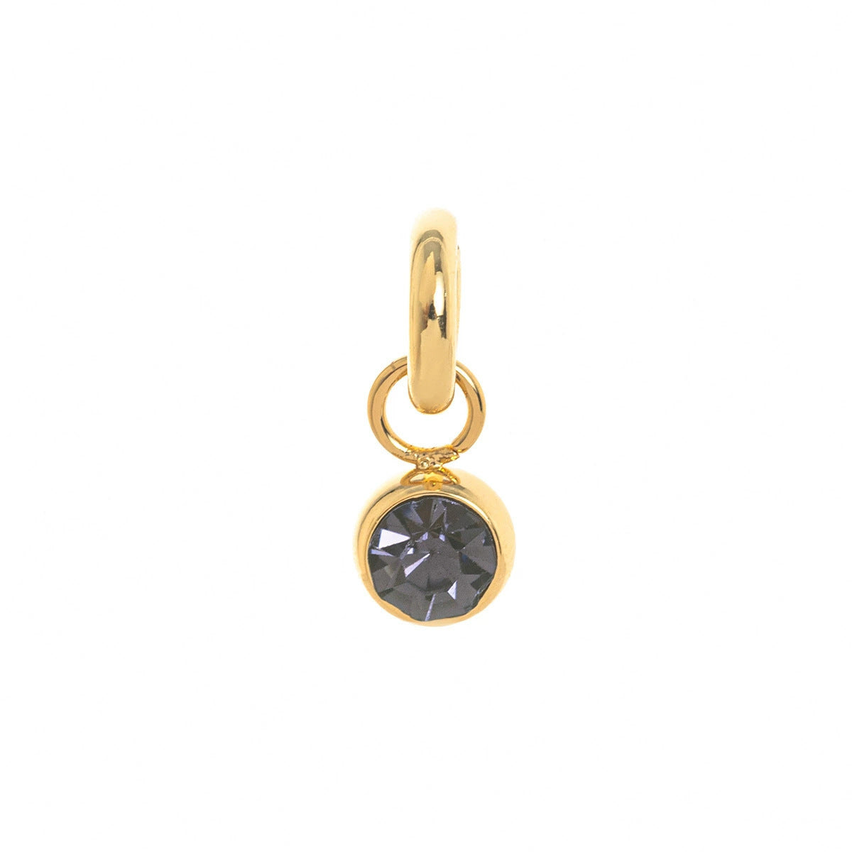 Wholesale Stainless steel electroplated with 18K gold 12 birthstone adjustable pendant