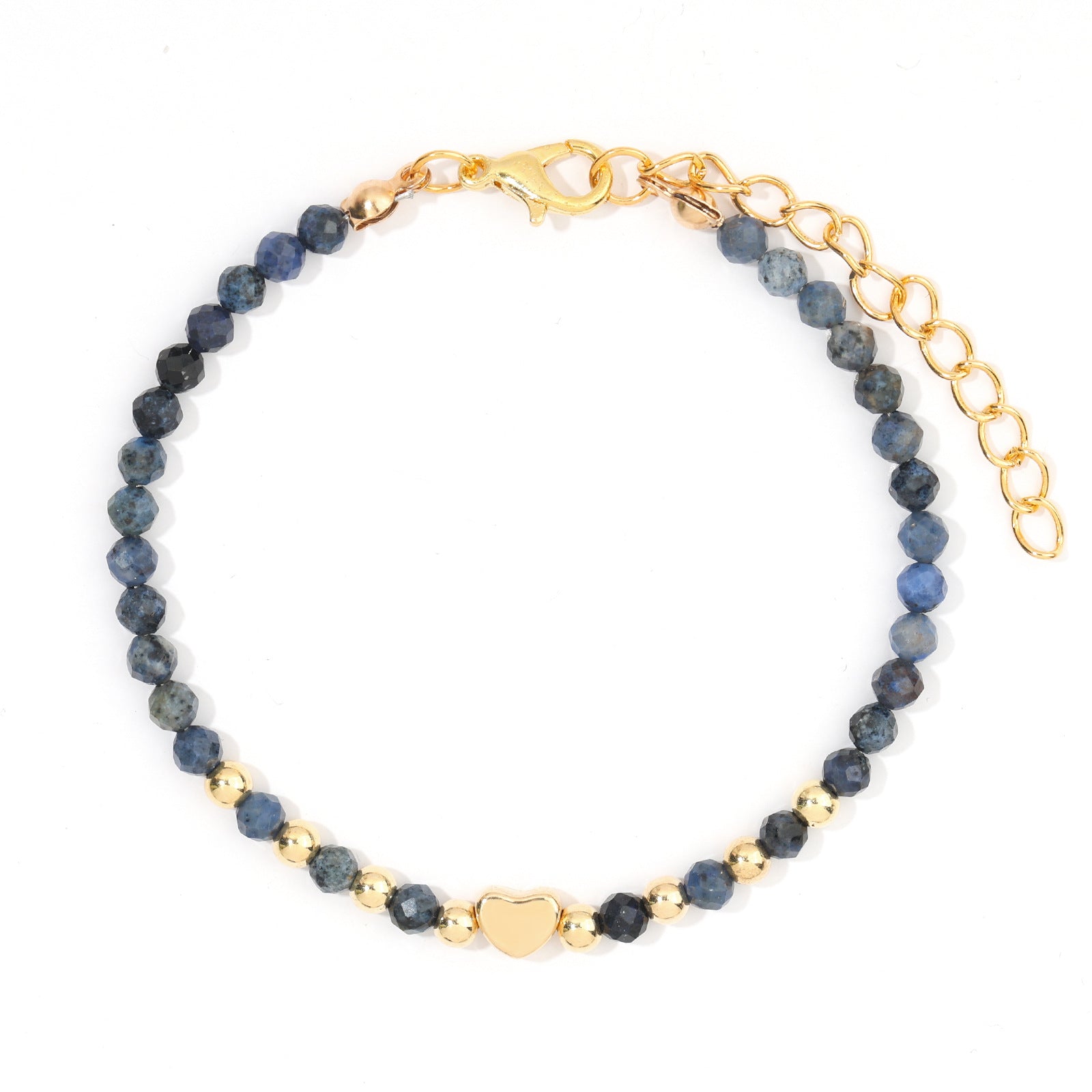 Wholesale  Love Bracelet Gold Plated Adjustable Crystal Beads Bracelet