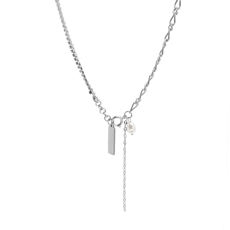 Wholesale Alloy Ti Steel Chain Necklace Fashion Hip Hop Layering Jewelry For Women