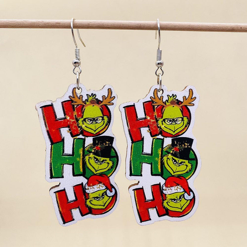 Wholesale Christmas cartoon  series earrings