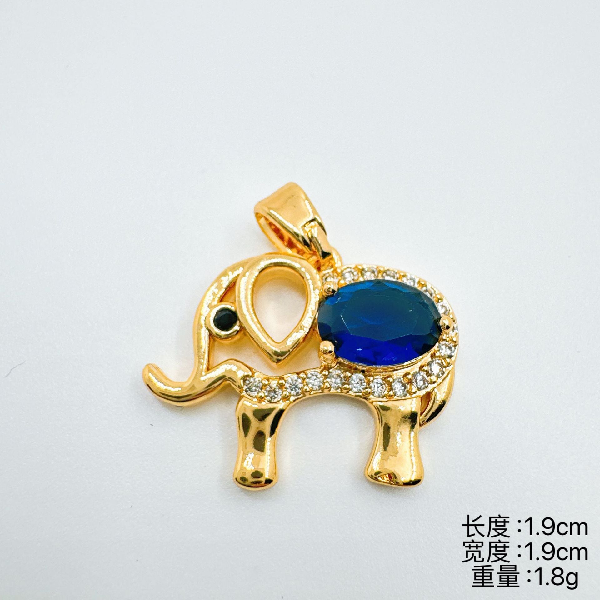 Wholesale Stylish Elephant Pendant Necklace