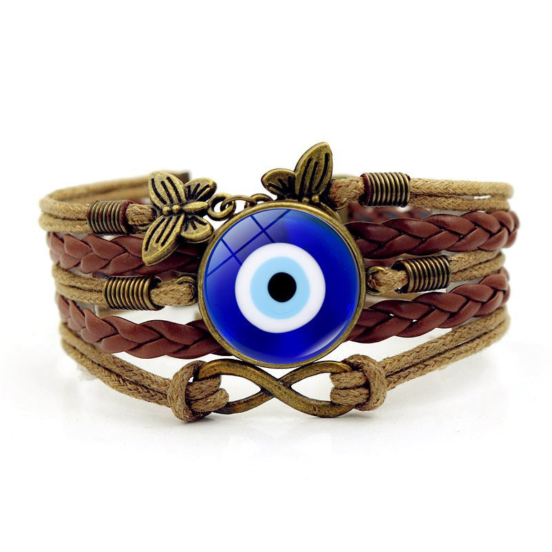 Wholesale Handmade Mandala Yoga Bracelet Multi Layer Woven Cord With Butterfly Symbols Everyday Wear Gift Boutique Resale