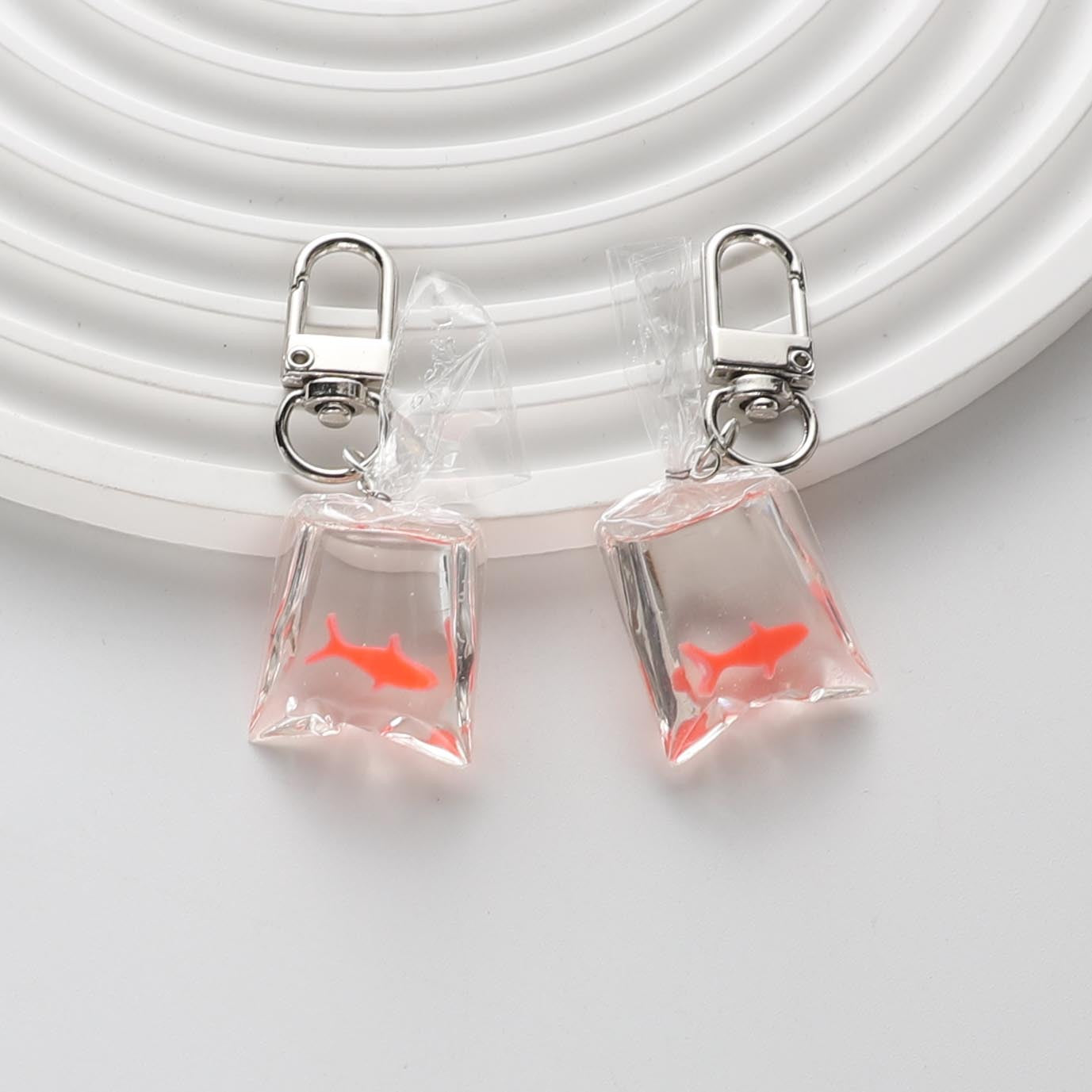 Wholesale Resin Goldfish Keychain