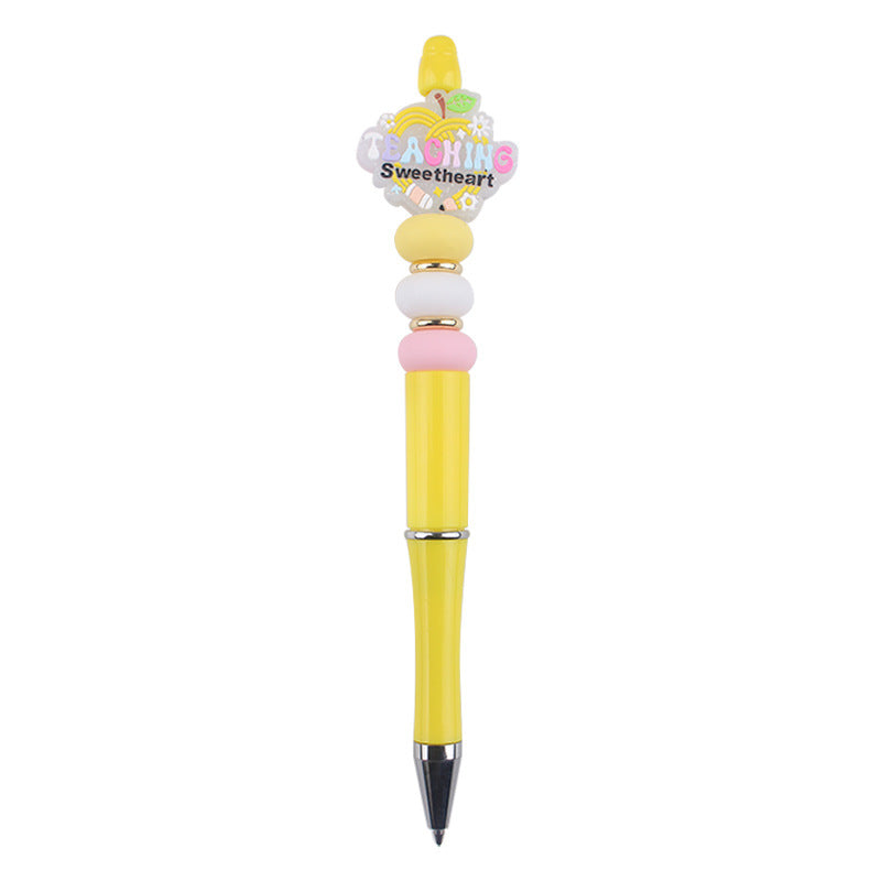 Wholesale  Cartoon Teacher's Day Silicone Accessories Pendant Creative Keychain