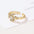 Wholesale All-match Four-leaf Clover Chain Ring