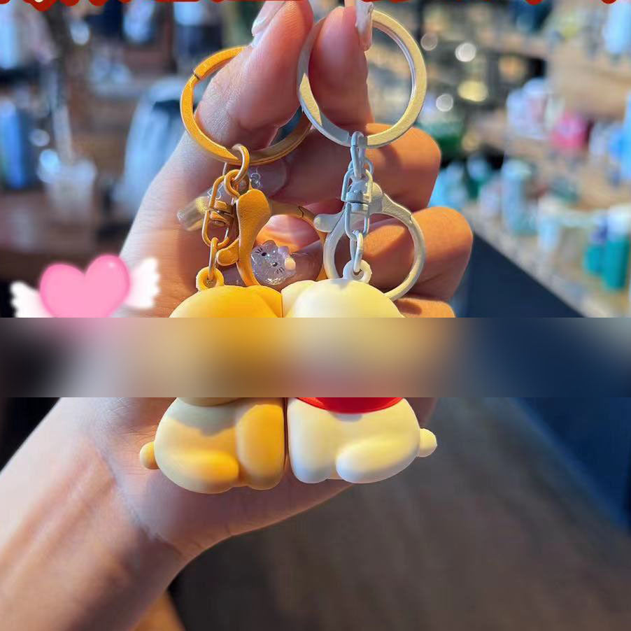 Wholesale Creative Cartoon Cute Dog Bone Keychain