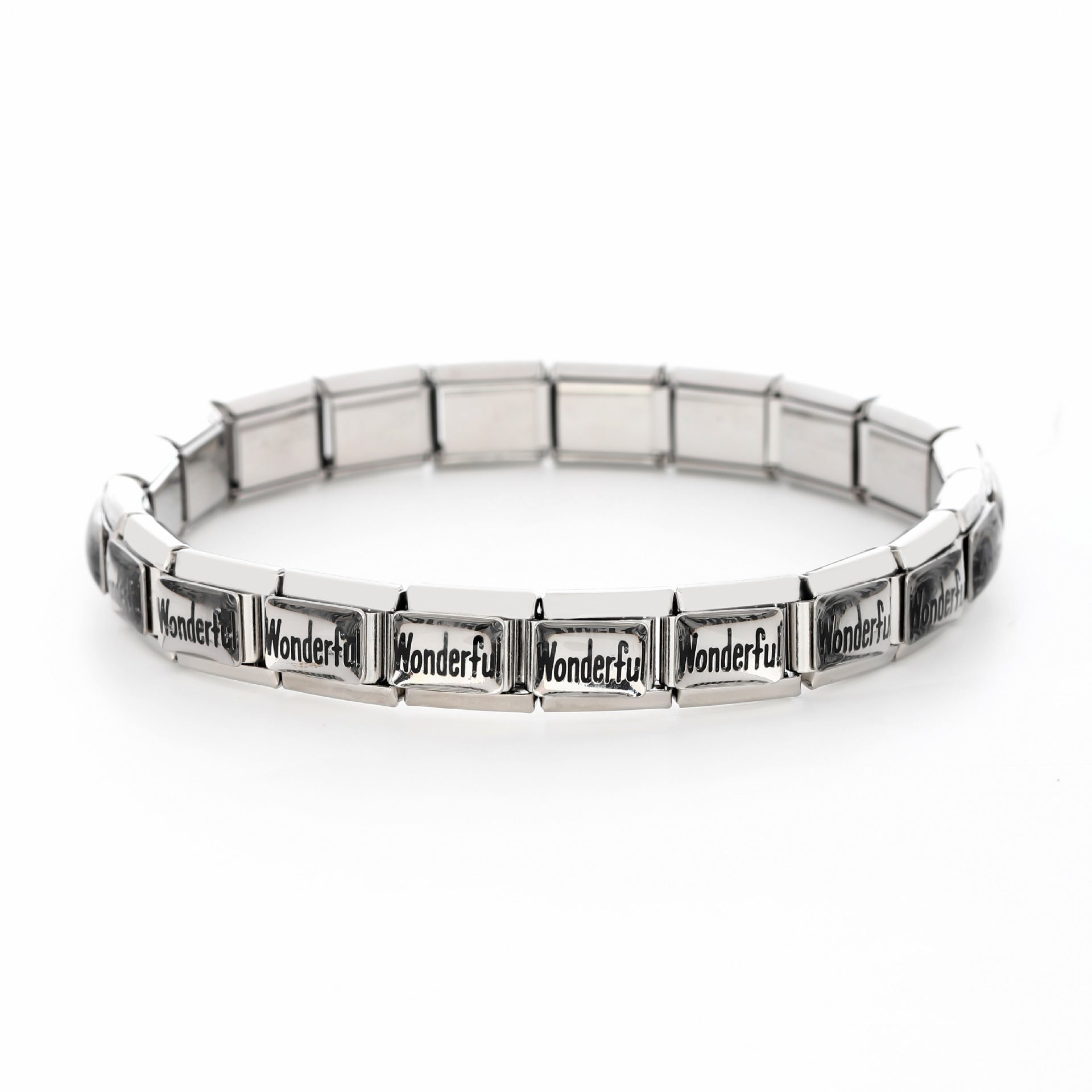 Wholesale 10pcs Italian Charm Bracelet 9mm DIY Splicing Removable Oil Drop Cartoon Stainless Steel Composable Bracelet