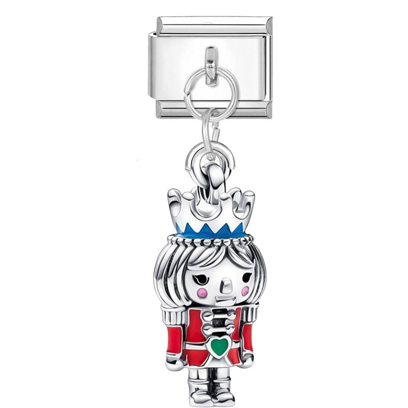 Wholesale Silver Cartoon Modular DIY Charm Bracelet Fashion Jewelry Accessory for Resale