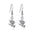 Wholesale  Diamond-Encrusted Zinc Alloy Cat Pumpkin  Web Skull Earrings