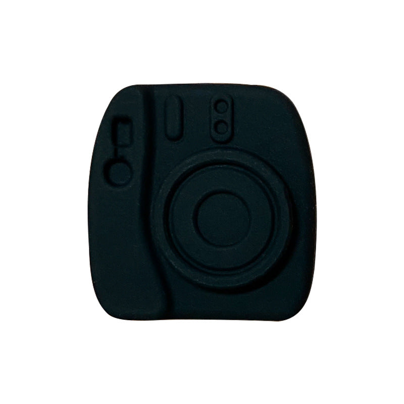 Wholesale 10pcs Solid Color Simulation Camera Beads Irregular Silicone Loose Beads DIY Accessories Focal Beads ACC-BDS-WDX224