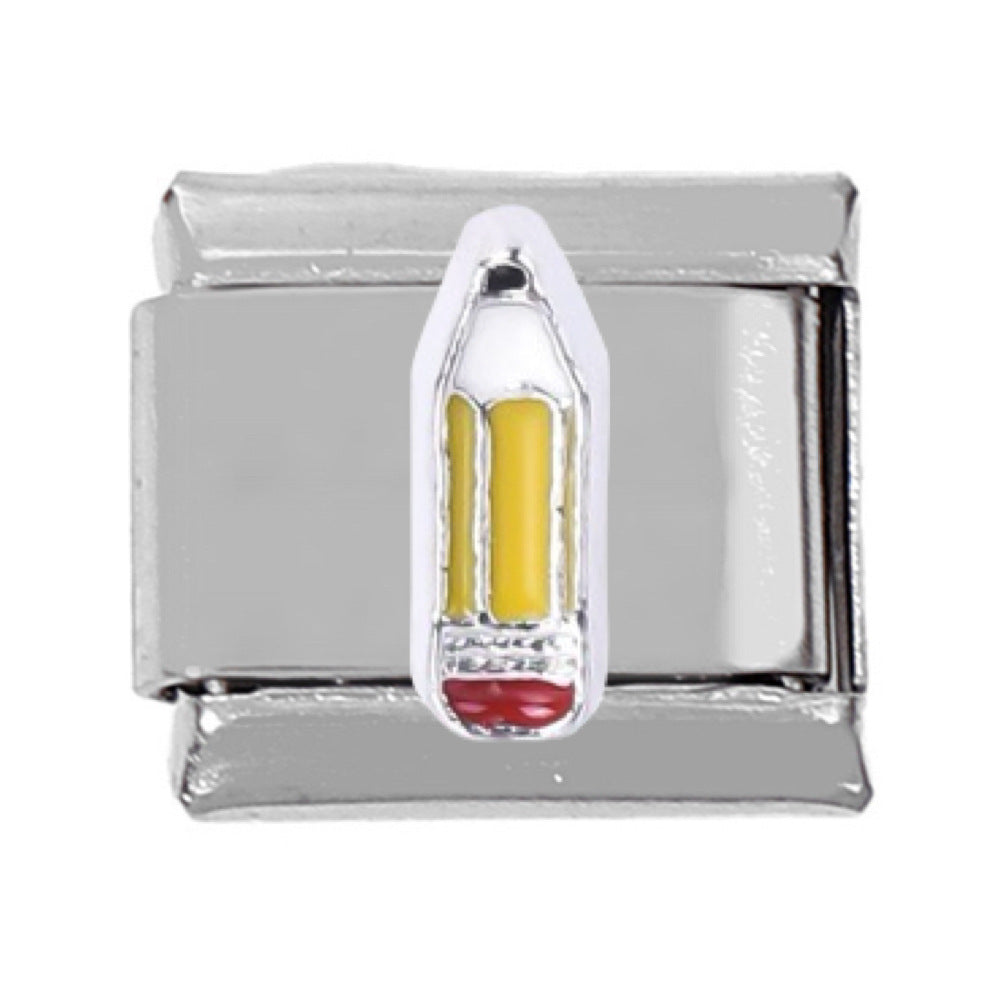 Wholesale 5pcs Italian Charm Bracelet Charm Module Stainless Steel Telescope Bracelet 9mm DIY Pattern Free Stitching Detachable Composable Bracelet ACC-BT-DaLiang011