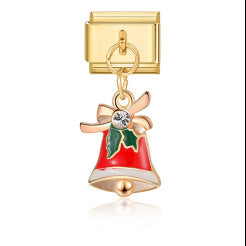 Wholesale Italian Charm Bracelet 9mm DIY Splicing Christmas Stainless Steel Composable Bracelet