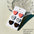 Wholesale  3pcs/set Valentine's Day Denim love paint printing clay texture stud earrings