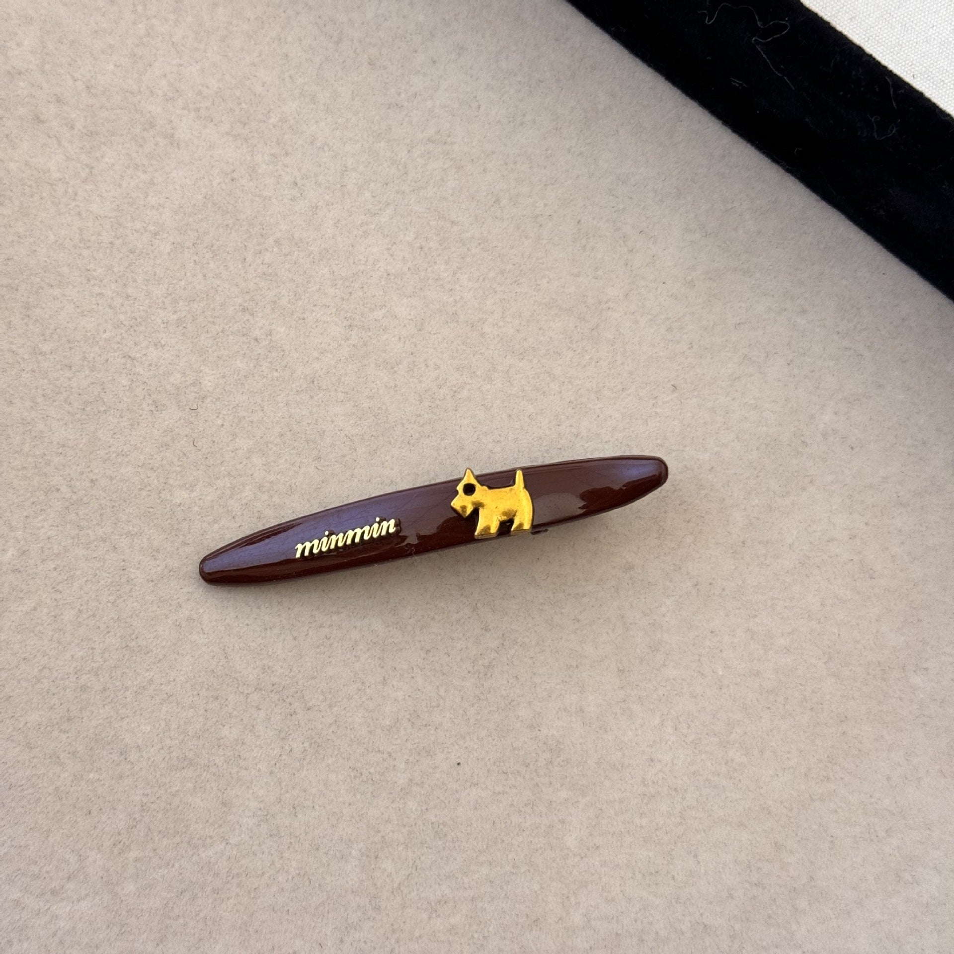 Großhandel süße Cartoon Red Welpe Haarnadel