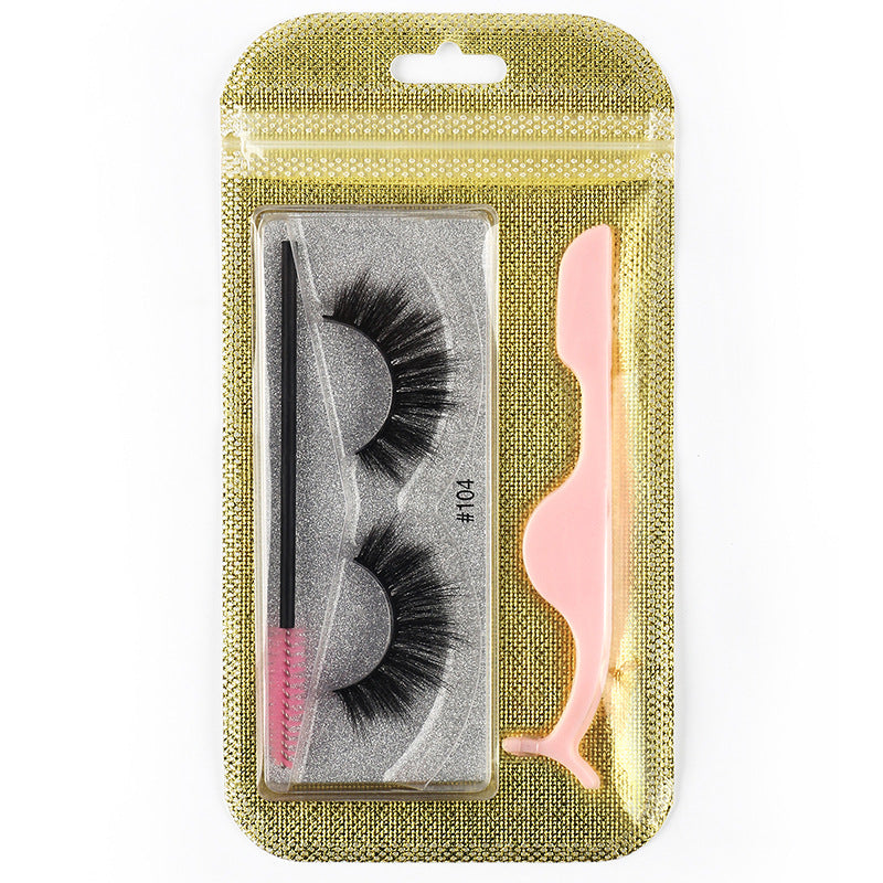 Wholesale Natural Thick 3d False Eyelashes ACC-FS-LJL001