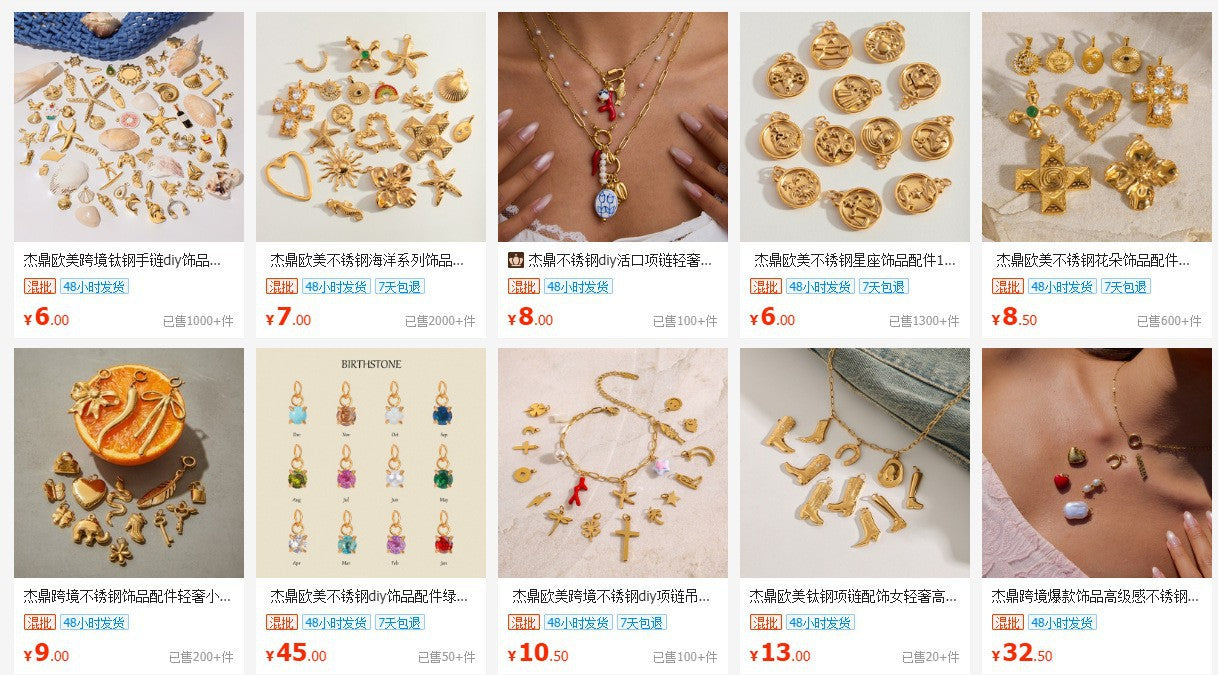 Wholesale Stainless Steel Pearl Necklace Accessories Jewelry Accessories