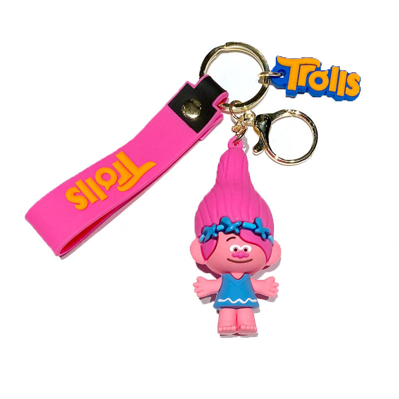Wholesale Cartoon PVC Soft Glue Cute Keychain ACC-KC-XinShu019