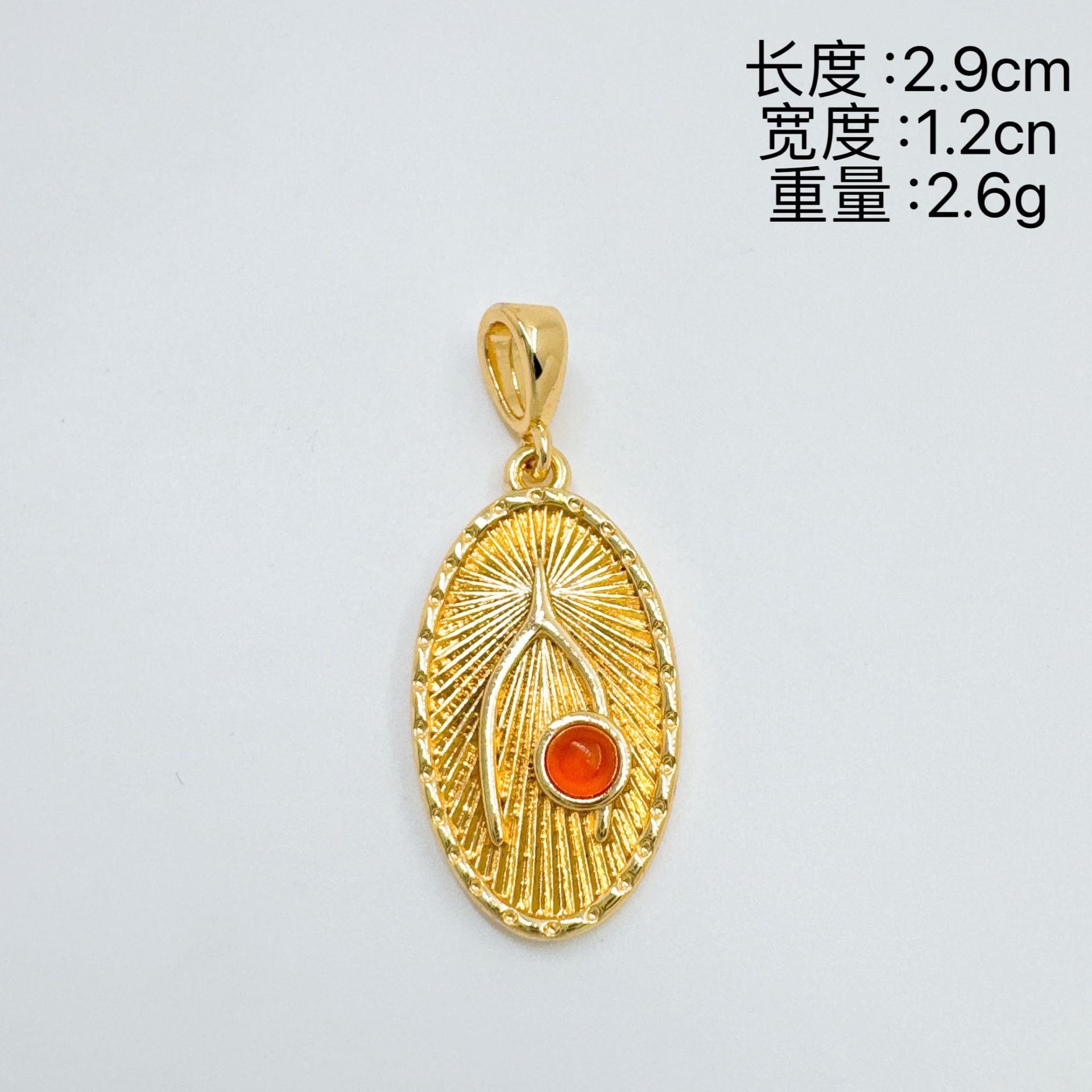 Wholesale Retro Geometric Evil Eye Pendant Necklace Copper Zircon Gold Plated DIY Jewelry Making Accessory Trendy Gift