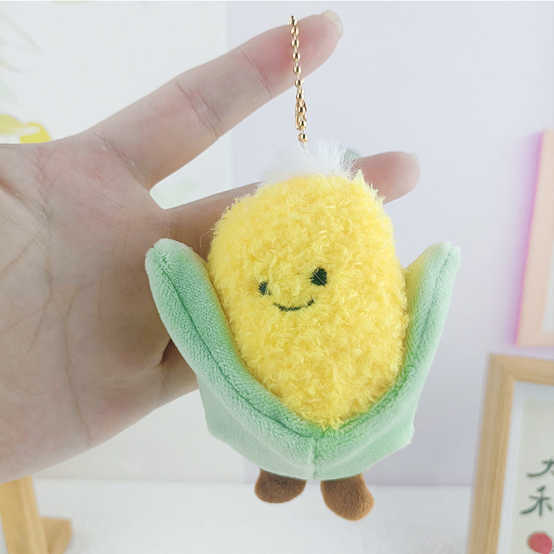 Wholesale Cute Broccoli Vegetable Plush Doll Keychain ACC-KC-Jiaq004