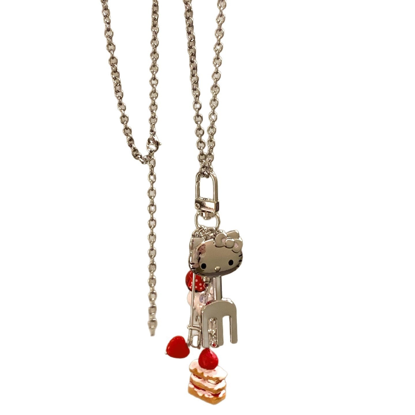 Wholesale Cake spoon long necklace