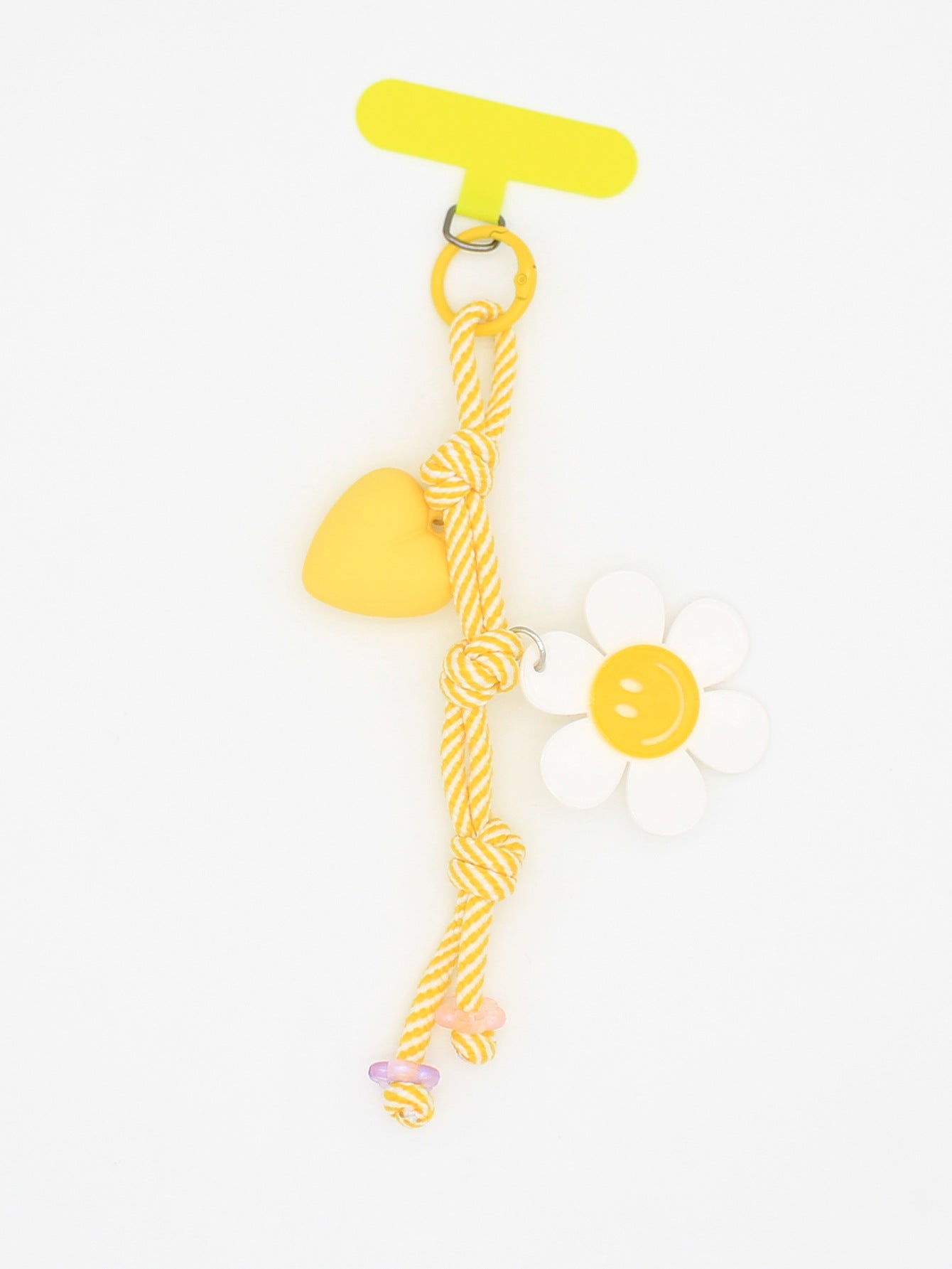 Wholesale sunflower smiley face creative keychain