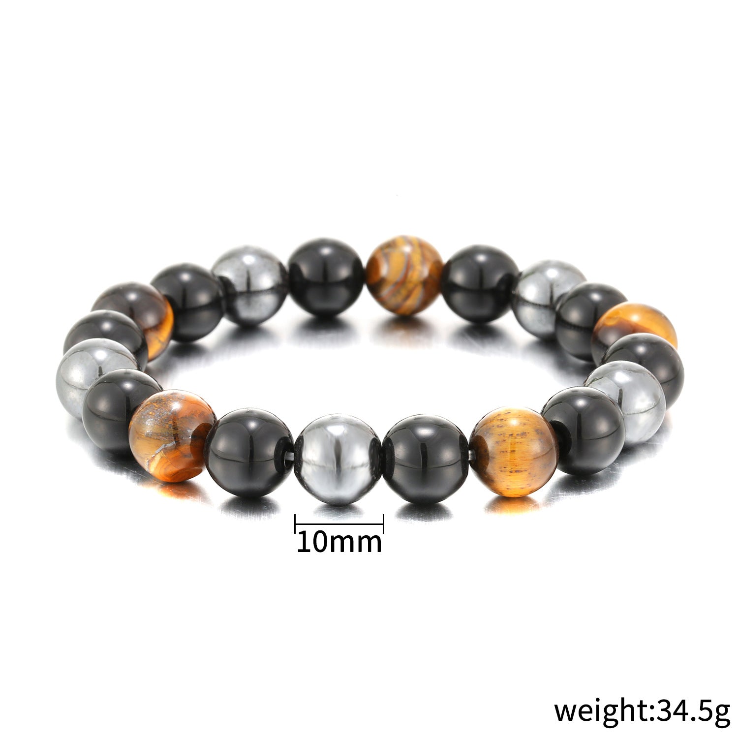 Wholesale tiger eye black magnet bracelet