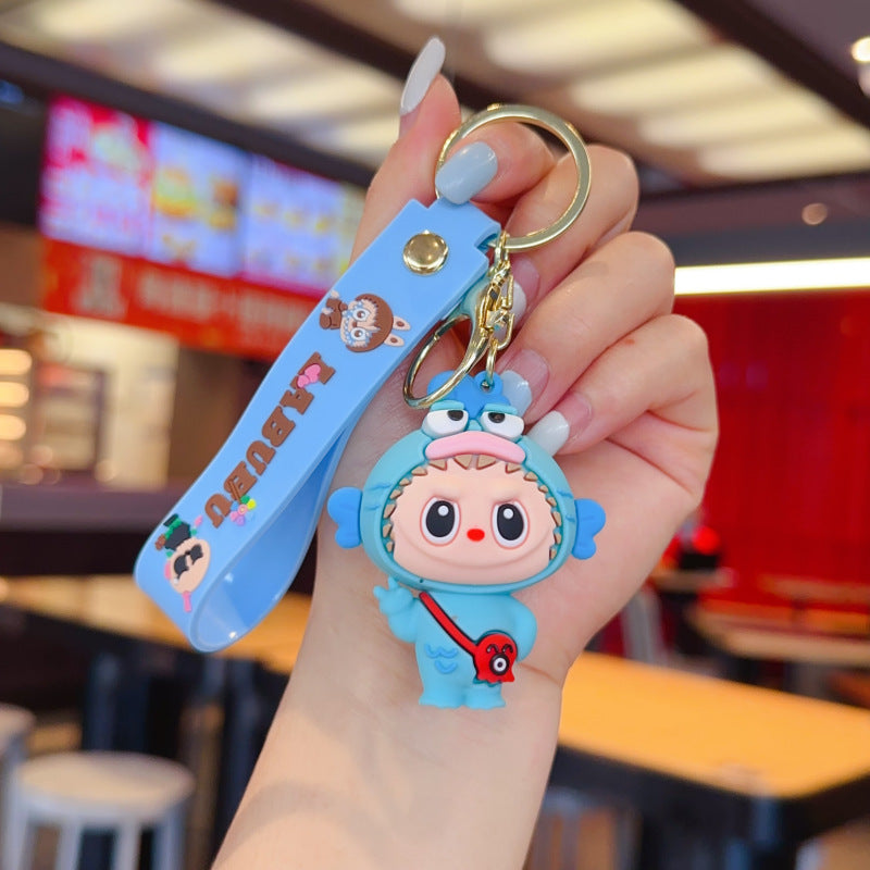 Wholesale Cute cartoon silicone keychain