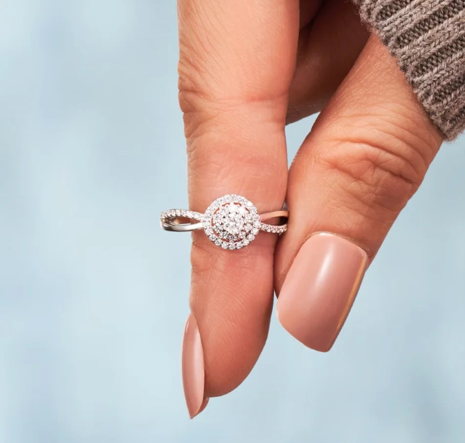 Wholesale Diamond Zircon Light Luxury Adjustable Rings ACC-RS-YinHu002