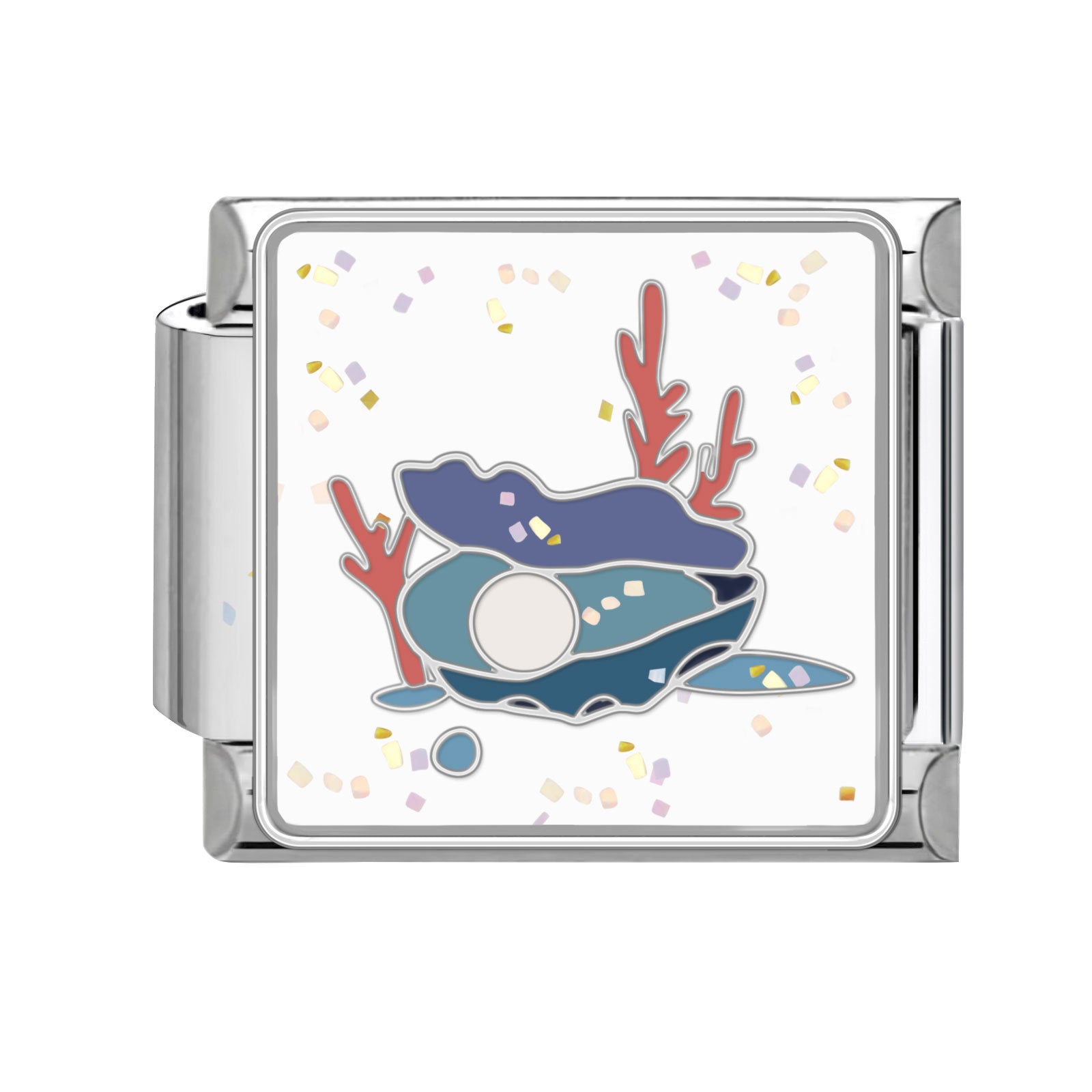 Wholesale Italian Charm Bracelet 9mm DIY Splicing Removable Marine Series Titanium Steel Composable Bracelet