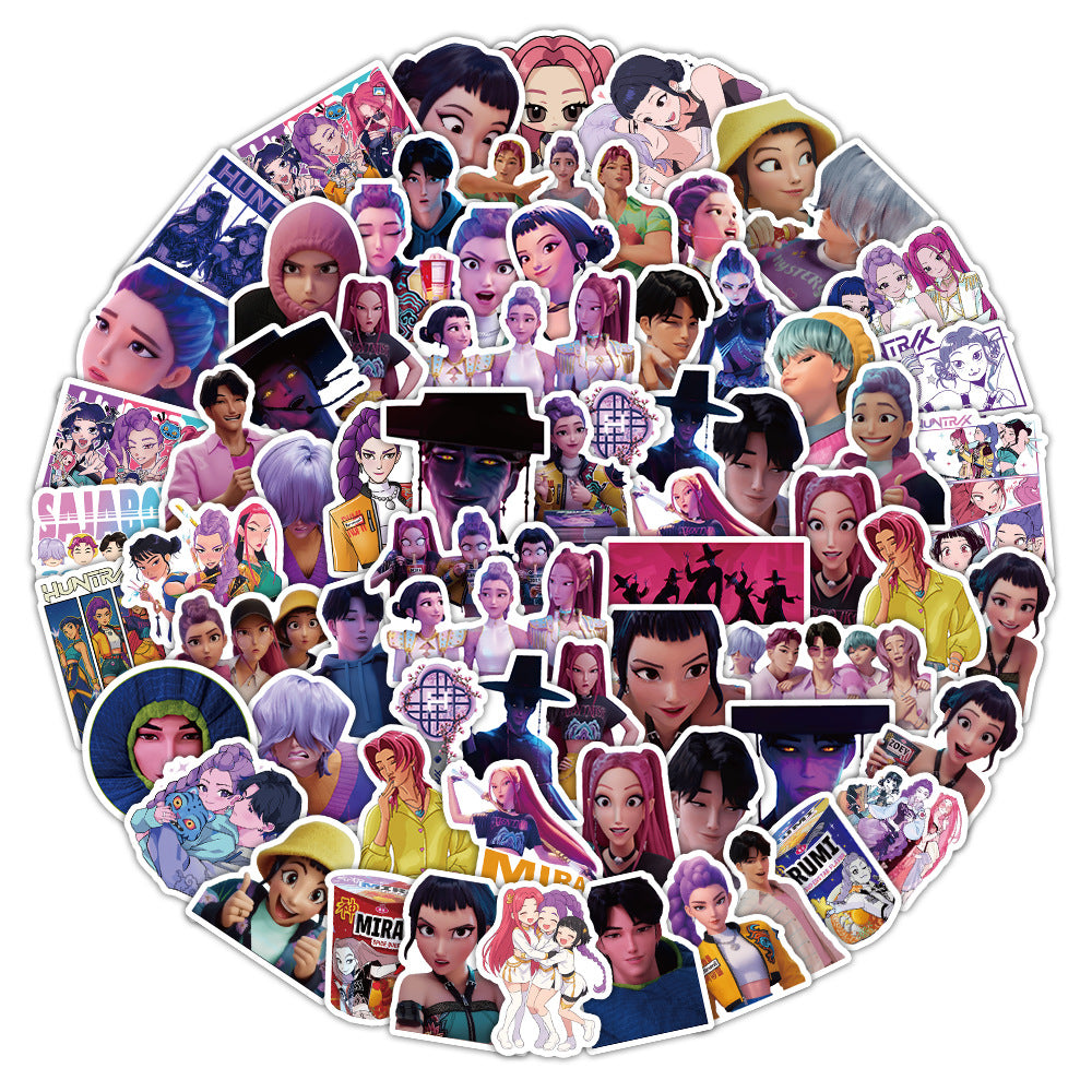 Wholesale 104pcs Animation Movie Stickers Mobile Phone Case Water Cup Laptop